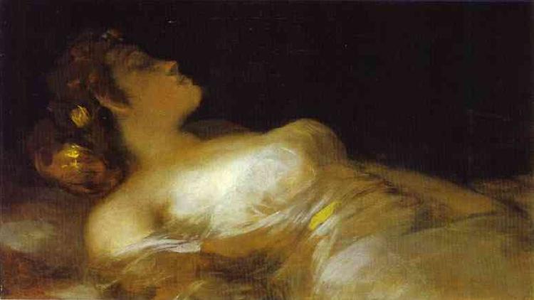 Francisco Jose de Goya Sleep Spain oil painting art